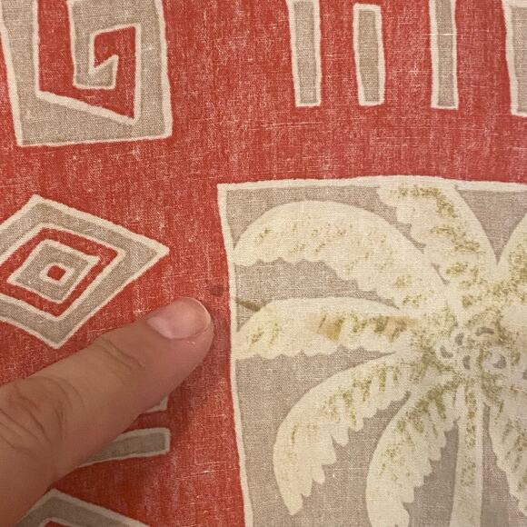 Vintage Cooke Street Hawaiian Shirt XL Red Reverse Print Aloha Palm Pineapple - Picture 5 of 8